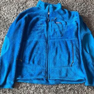 💙Patagonia Bright Blue Fleece Full-Zip Jacket size L